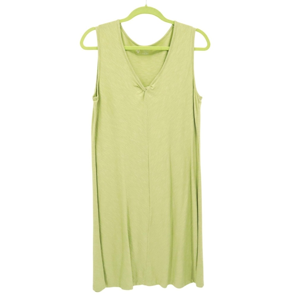 Horny Toad Organic‎ Cotton Dress Womens XL Green Boho Resort Coastal Earthy